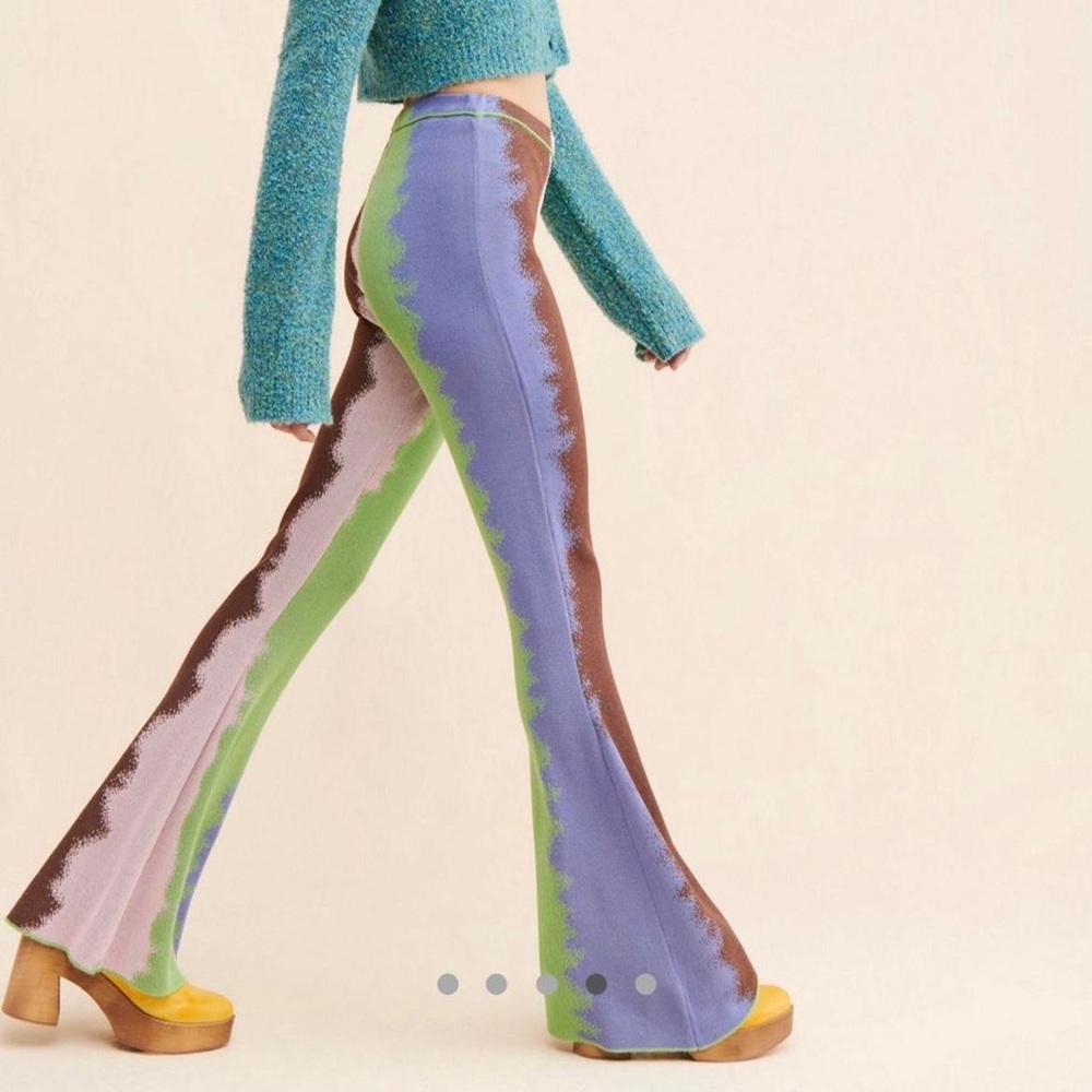 House of Sunny Multicolor Flare Pants